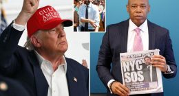 Trump praises Mayor Adams' re-election bid â and threatens Zohran Mamdani with arrest if he interferes with ICE
